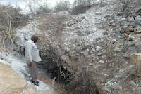 Mining shaft for prospecting of Tanzanite gemstone