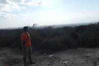 Mr. Jean Louis and view from Mirerani Hills in Tanzania