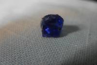 Rough blue Tanzanite gemstone
