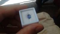 Oval shaped Tanzanite gemstone