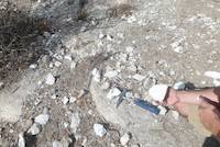 Dolomitic marble on Mirerani Hills